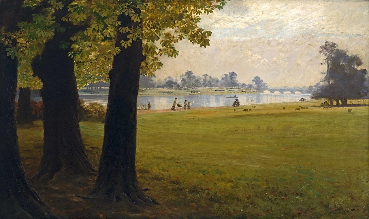 Giuseppe De Nittis - La Serpentine, Hyde Park, Haggin Museum